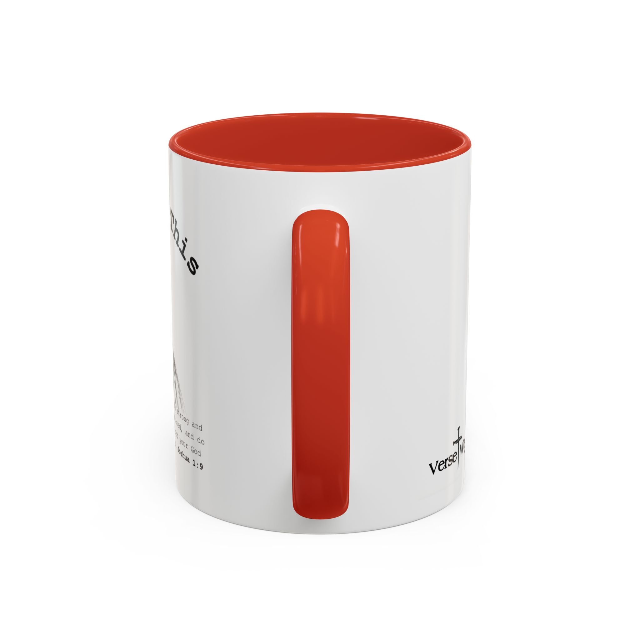 You Got This Lioness Accent Mug — Christian Gift for Her, Joshua 1:9 Faith Coffee Cup (11oz/15oz)