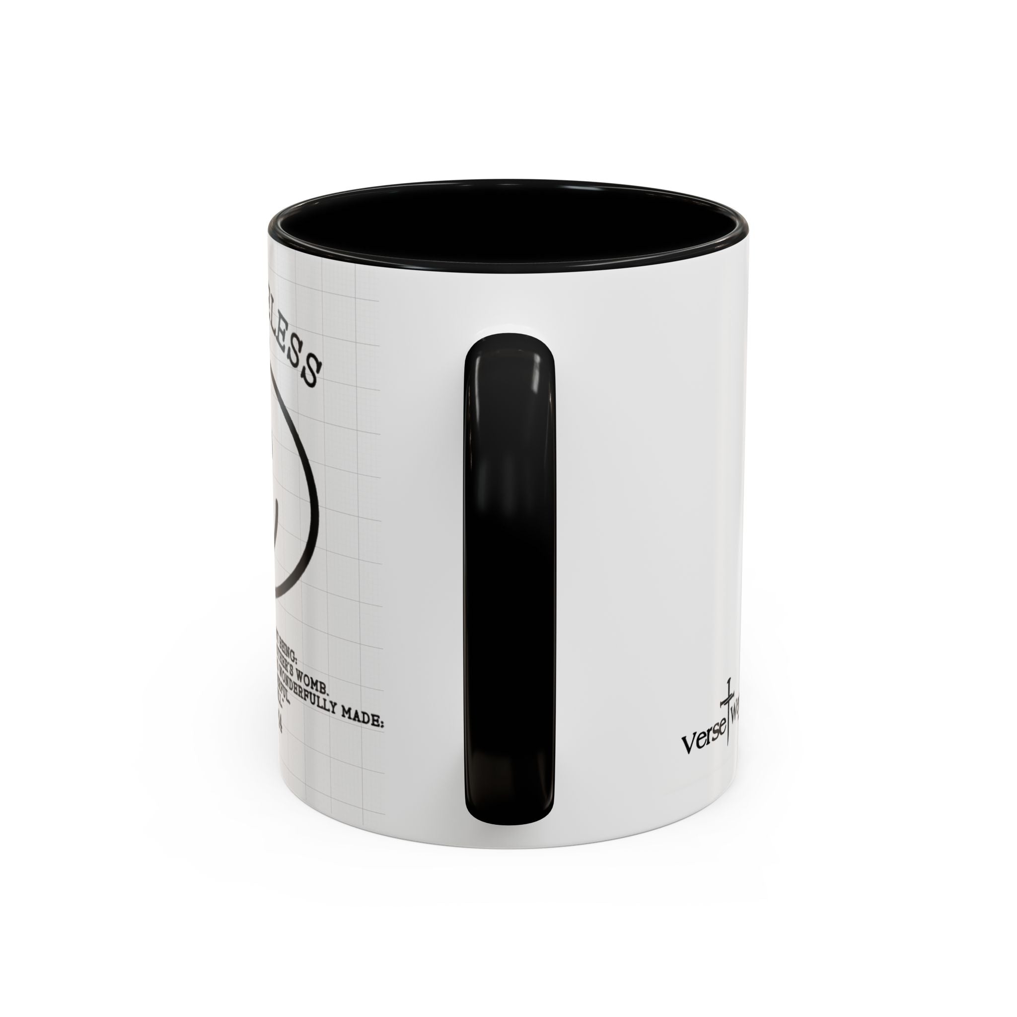 Psalm 139 Christian Coffee Mug — Faith Gift for Women, Scripture Ceramic Cup (11oz/15oz)