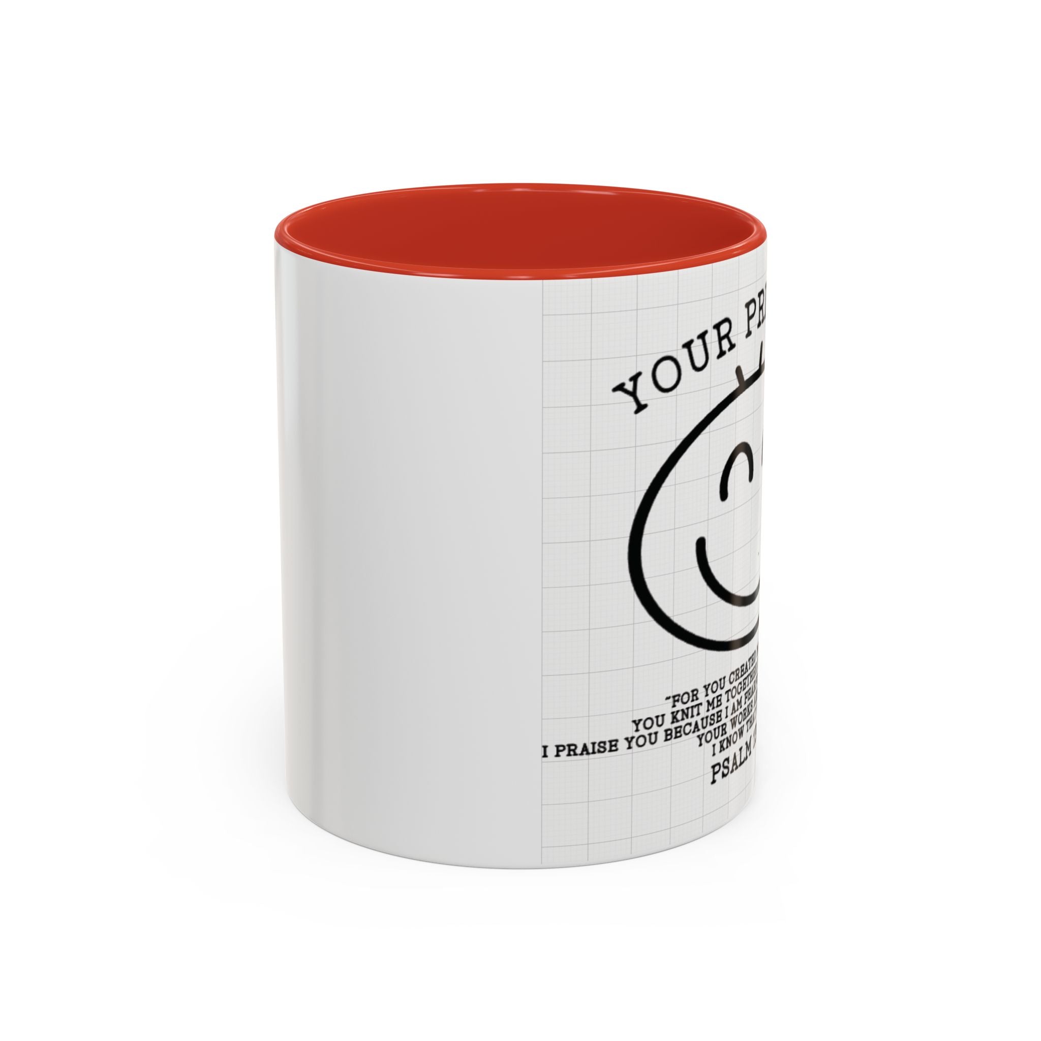 Psalm 139 Christian Coffee Mug — Faith Gift for Women, Scripture Ceramic Cup (11oz/15oz)
