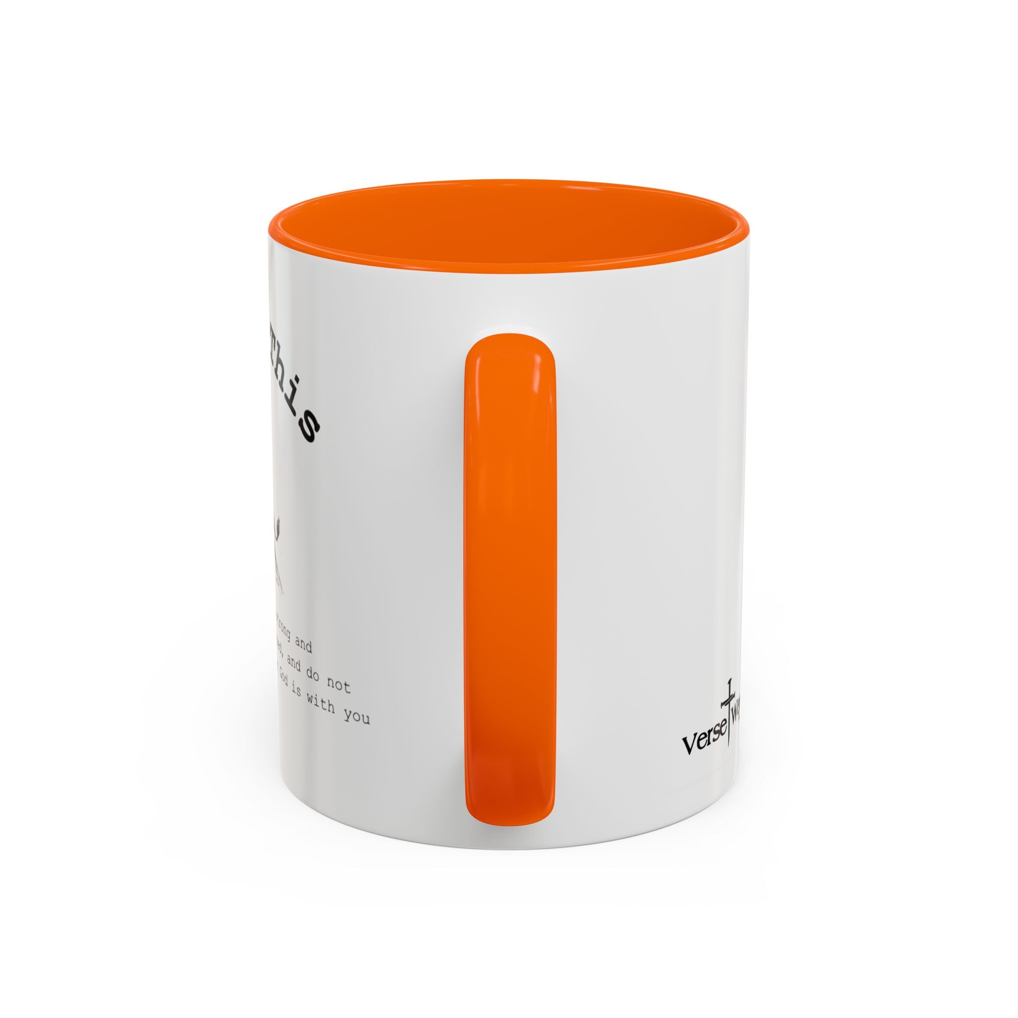 You Got This Lion Accent Mug — Christian Faith Gift, Joshua 1:9 Scripture Mug (11oz/15oz)