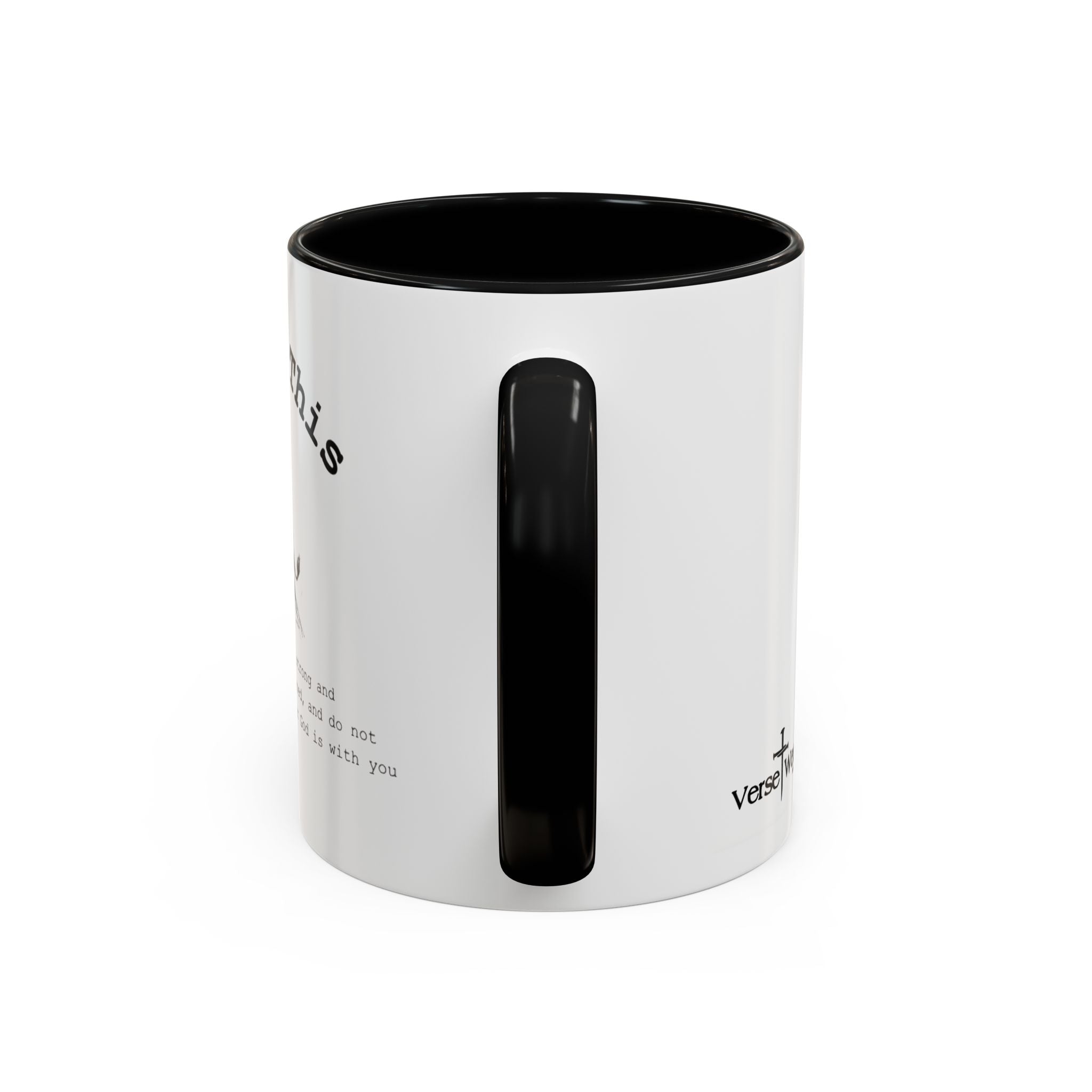 You Got This Lion Accent Mug — Christian Faith Gift, Joshua 1:9 Scripture Mug (11oz/15oz)