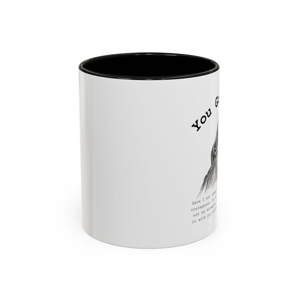You Got This Lioness Accent Mug — Christian Gift for Her, Joshua 1:9 Faith Coffee Cup (11oz/15oz)