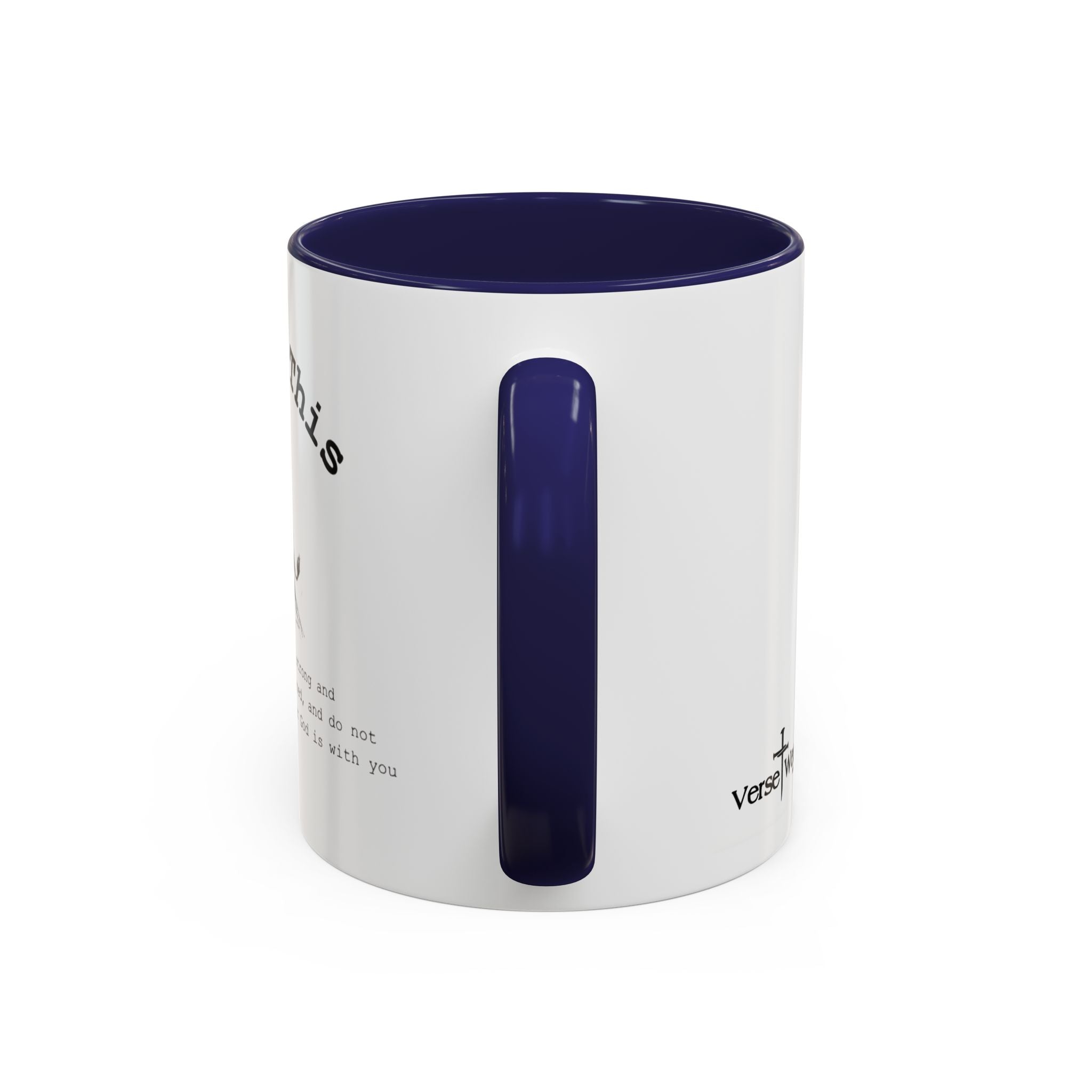 You Got This Lion Accent Mug — Christian Faith Gift, Joshua 1:9 Scripture Mug (11oz/15oz)