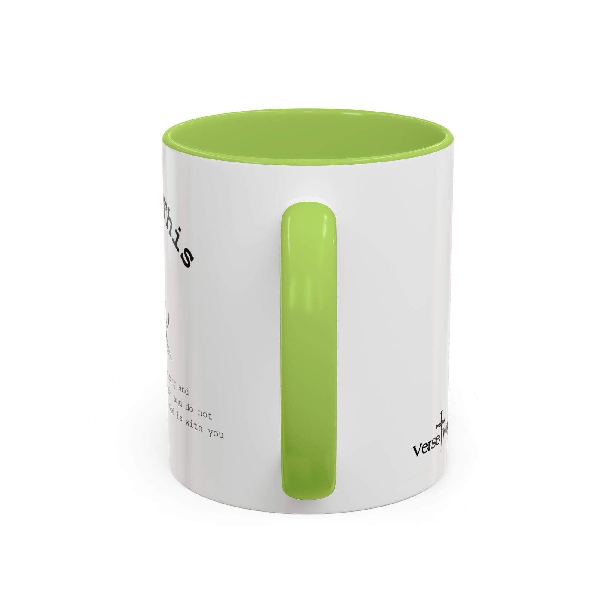 You Got This Lion Accent Mug — Christian Faith Gift, Joshua 1:9 Scripture Mug (11oz/15oz)