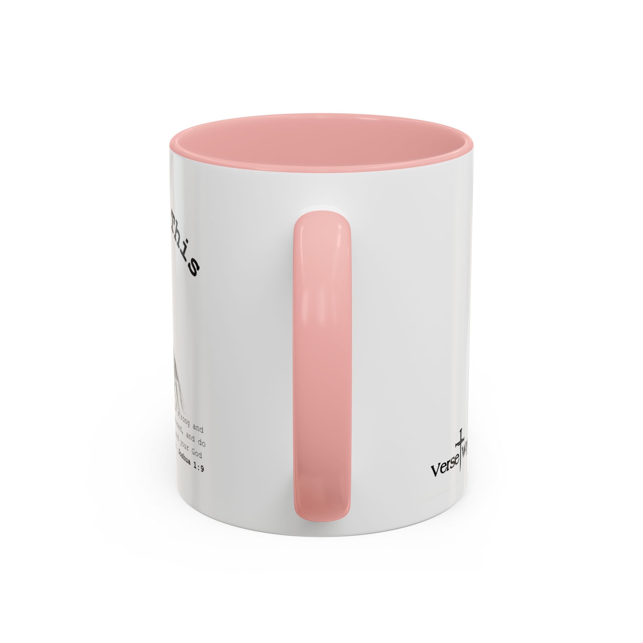 You Got This Lioness Accent Mug — Christian Gift for Her, Joshua 1:9 Faith Coffee Cup (11oz/15oz)