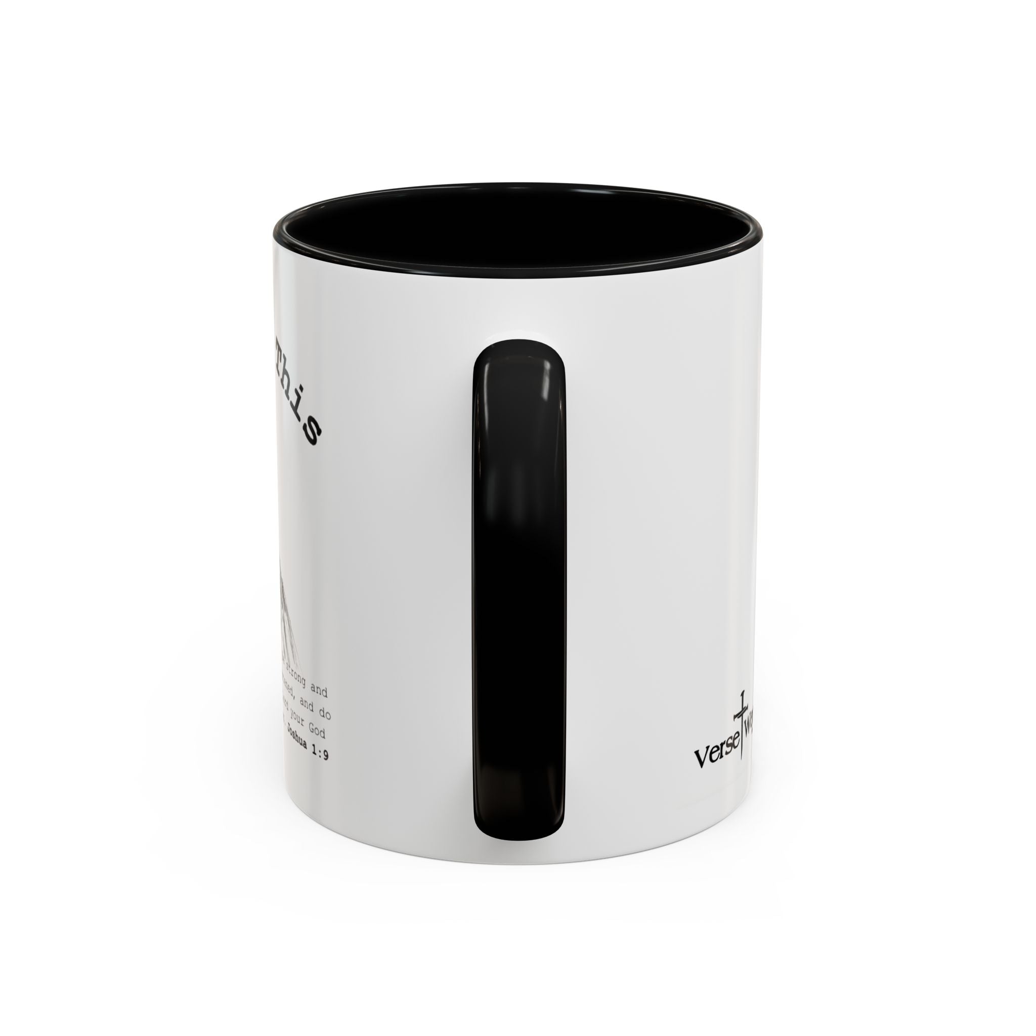 You Got This Lioness Accent Mug — Christian Gift for Her, Joshua 1:9 Faith Coffee Cup (11oz/15oz)