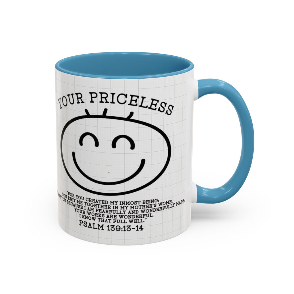 Psalm 139 Christian Coffee Mug — Faith Gift for Women, Scripture Ceramic Cup (11oz/15oz)