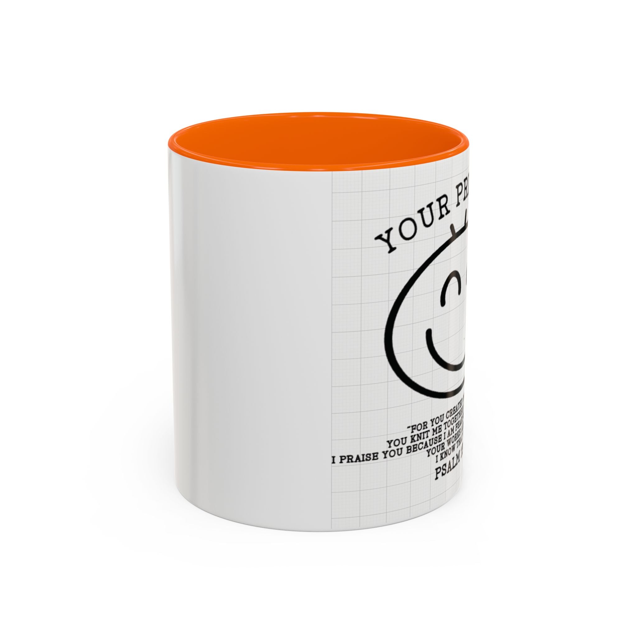 Psalm 139 Christian Coffee Mug — Faith Gift for Women, Scripture Ceramic Cup (11oz/15oz)