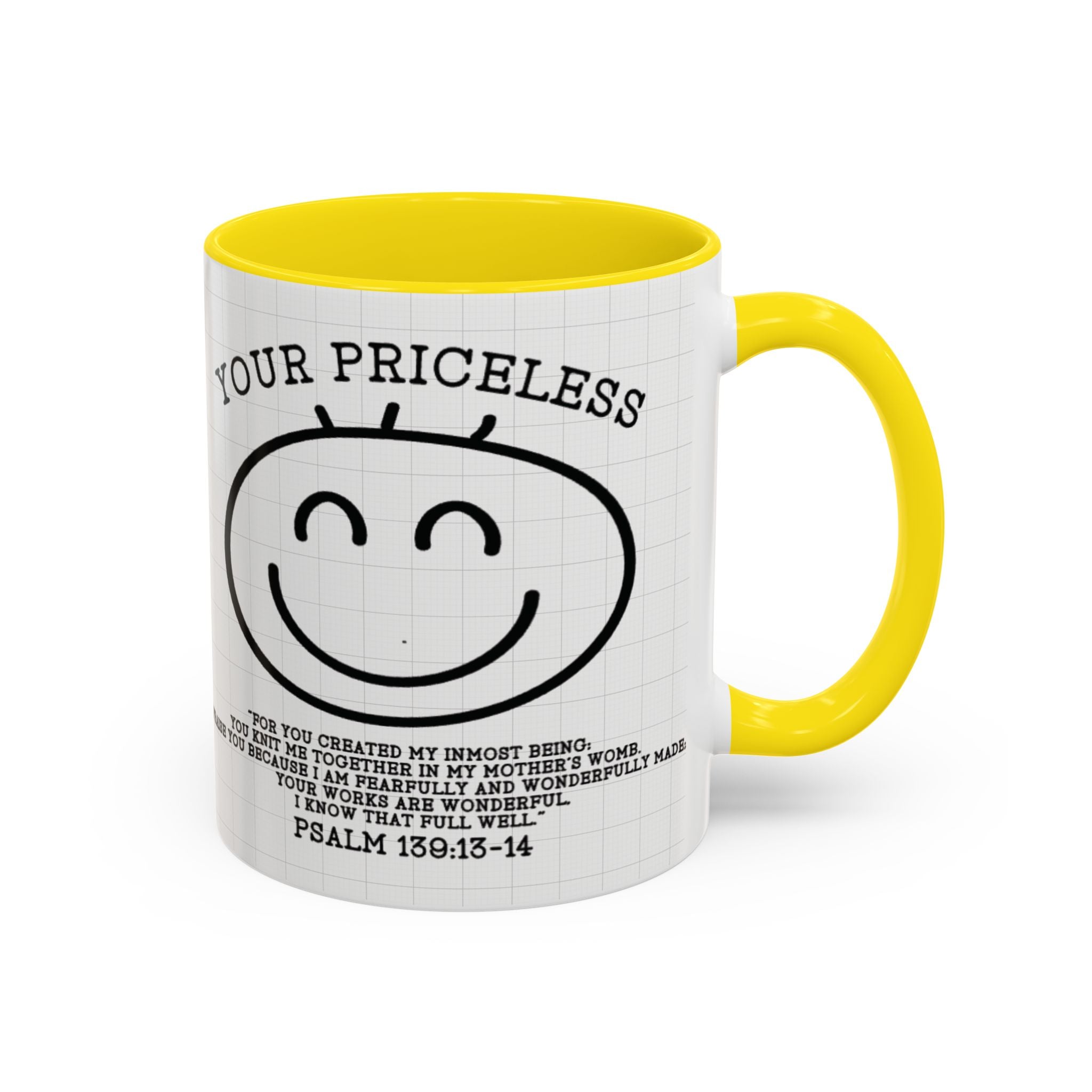 Psalm 139 Christian Coffee Mug — Faith Gift for Women, Scripture Ceramic Cup (11oz/15oz)