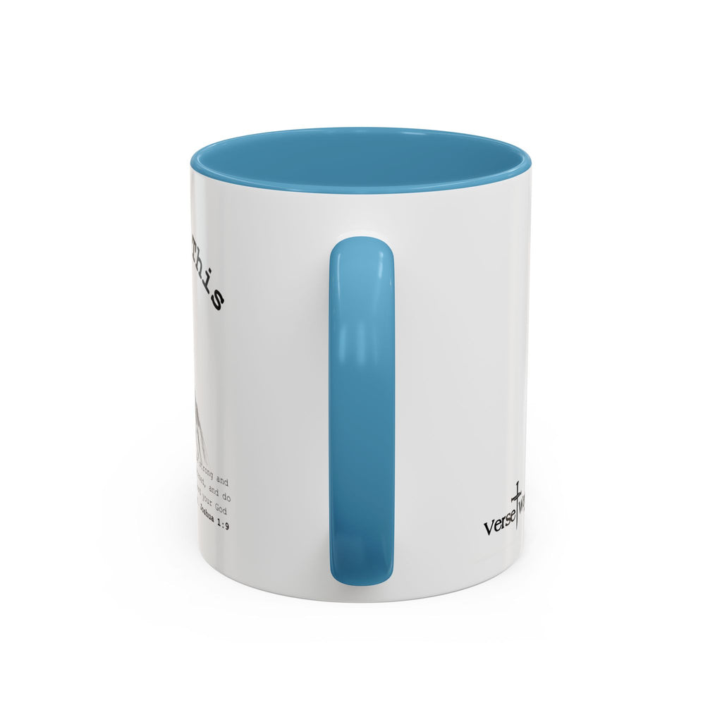 You Got This Lioness Accent Mug — Christian Gift for Her, Joshua 1:9 Faith Coffee Cup (11oz/15oz)