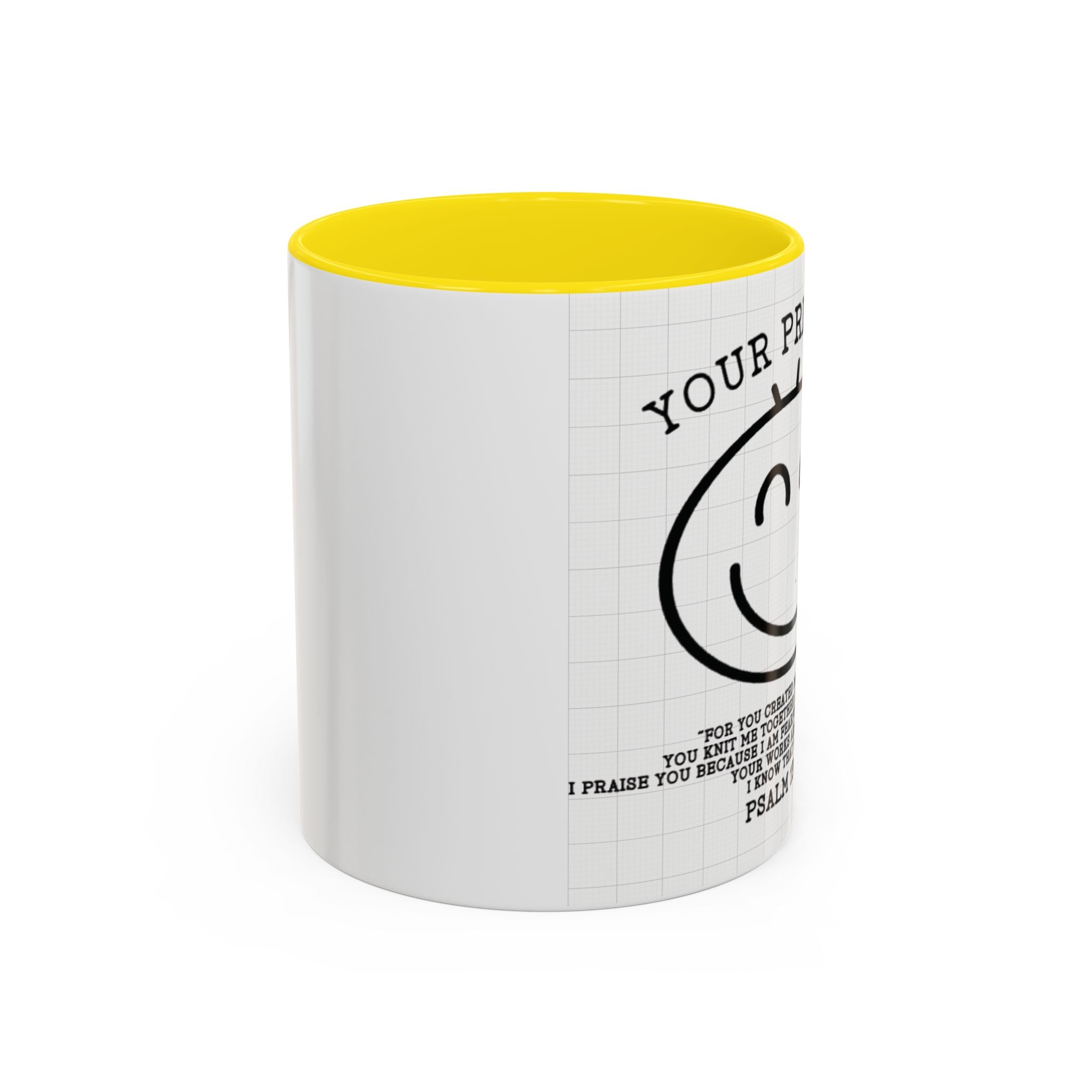 Psalm 139 Christian Coffee Mug — Faith Gift for Women, Scripture Ceramic Cup (11oz/15oz)